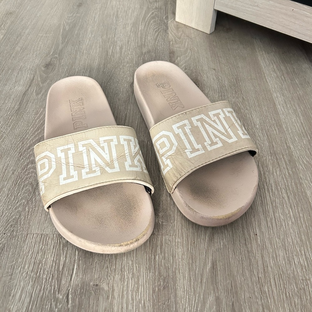 PINK Victorias Secret Slide Ons Size 7/8